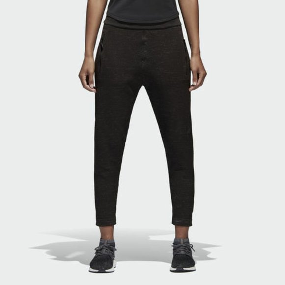 adidas Womens Z.N.E. Primeknit Pants Black - Picture 5 of 11